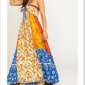 Free People Golden dreams maxi dress